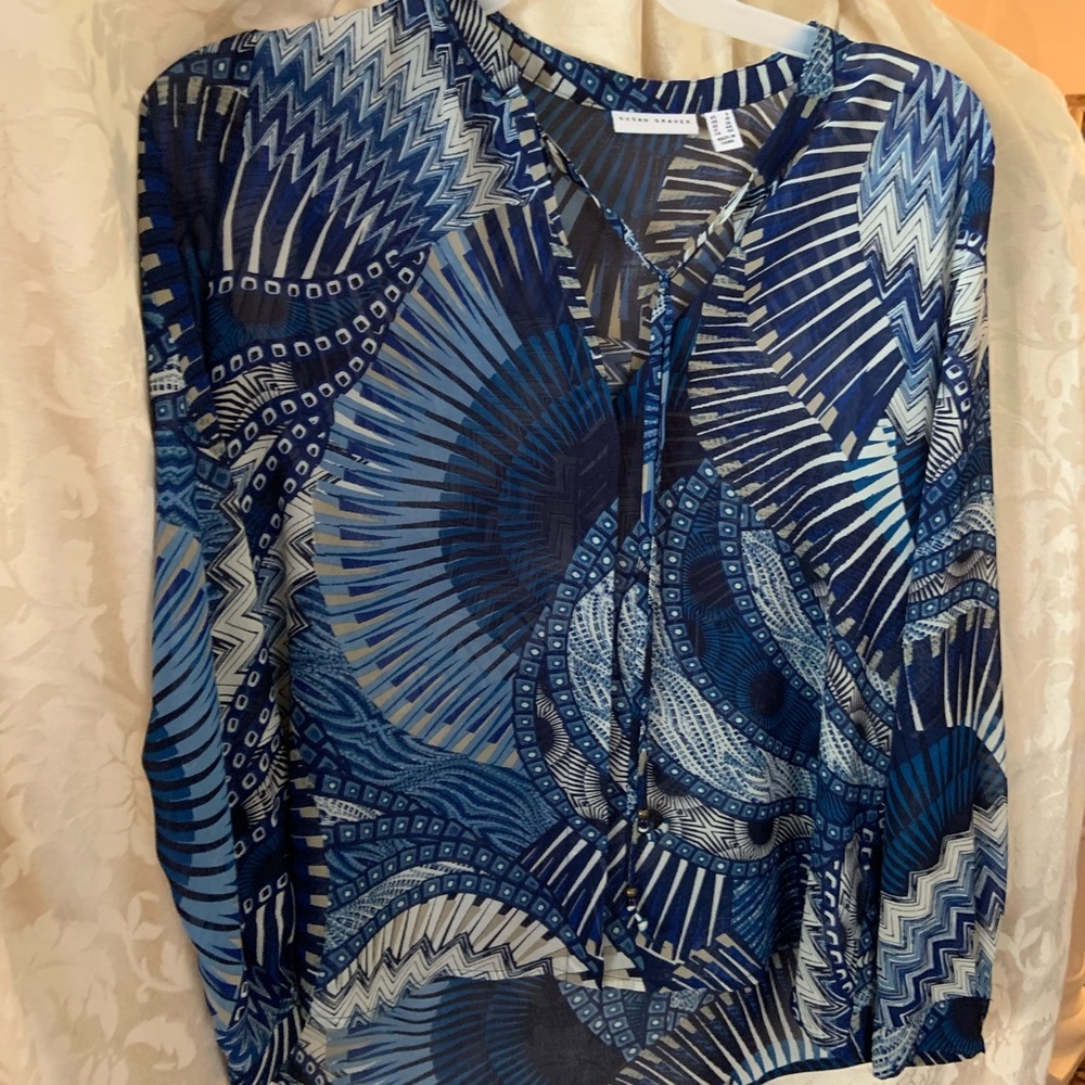 Susan graver top. Size 6 - Picture 2 of 4